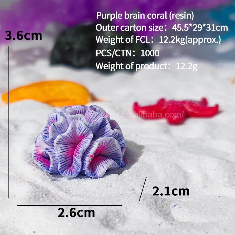 Purple brain coral