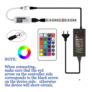 DC5-24V синий зуб-Wi-Fi/RGB/RGBW LED контроллер Android IOS APP 24Key пульт дистанционного управления для 5050 RGB/RGBW Светодиодная лента - Product Image 6