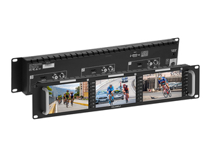Feelworld T51 PLUS-H Triple 5.5&quot; 2RU Rackmount Monitor Full HD 4K <strong>HDMI</strong> AV <strong>Input</strong> and <strong>Output</strong> 5.5 Inch Rackmount Monitor - Product Image 1