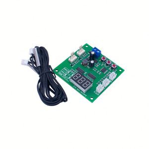 DC 12V 2 CH PWM Digital DC Motor controlador de velocidad ventilador termostato interruptor de Control de temperatura Sensor de temperatura Zumbador - Product Image 1