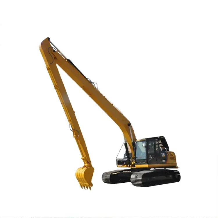 SK260 excavator with a long arm of 18 m  20 m  and 22 m