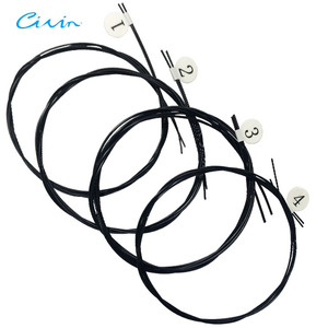 Accesorios para instrumentos de cuerda Cuerda de nailon negro Precio de fábrica Ukulele Juego de cuerdas para guitarra