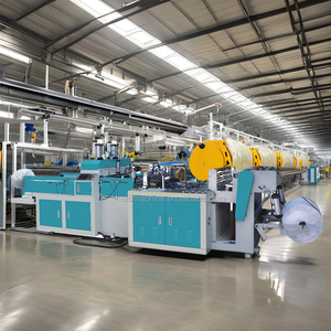 Polythene לשאת אפוד ידית קניות מכונות ייצור חולצת טריקו פלסטיק בצד ניילון איטום תיק ביצוע מכונה