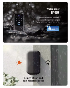 En ucuz su geçirmez anahtar güvenli Tuya akıllı kilit kutusu güvenlik dış dijital şifre için akıllı anahtar s depolama akıllı anahtar kilit kutusu - Product Image 5