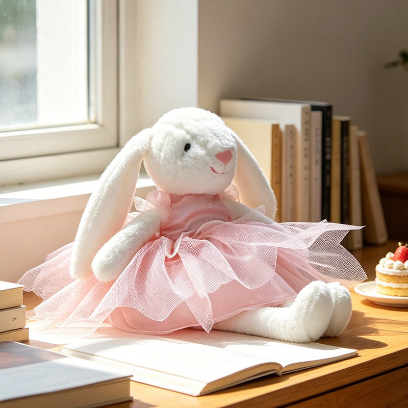 Falda de ballet - Conejo blanco
