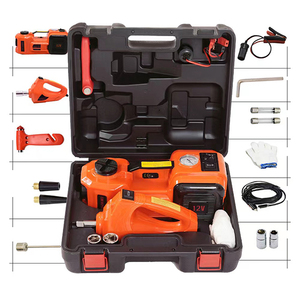 Fabrika doğrudan 12V elektrikli jak Set genel Model lastik değişimi acil durum araçları dahil hidrolik makas krikolar Max yükleme 5T - Product Image 6