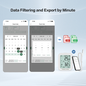 Registrador de datos de temperatura y humedad IoT industrial Sensor de temperatura del registrador de datos Bluetooth Ble con sonda