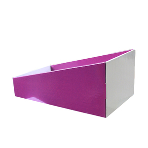 Biểu tượng tùy chỉnh giấy hiển thị Khay hiện đại di động và có thể gập lại các tông Countertop quảng cáo hiển thị - Product Image 4