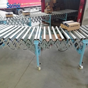<strong>Automatic</strong> Multi Wedge Belt Motorized Flexible Roller Conveyor for Truck <strong>Loading</strong> and <strong>Unloading</strong> - Product Image 2