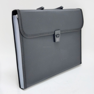 Carpeta de archivos expansible de PVC de tamaño carta A4 con asa, accesorios para carpetas de documentos y presentaciones portátiles - Product Image 6