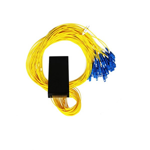 Divisor de fibra óptica G657A1 1x32 SC /APC o UPC 1x2 1X4 1X8 1X16 1X32 1X64 Cassette Acoplador de red Tipo divisor Plc - Product Image 1