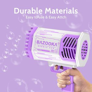 Yaz her türlü bazuka kabarcık makinesi otomatik kabarcık makinesi Gatling 69 delik bazuka kabarcık tabancası - Product Image 3