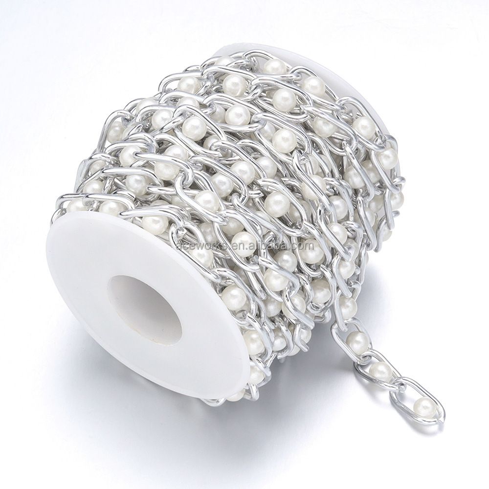 Cadena de cuentas de plata