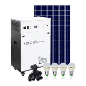 即插即用5kva 5000瓦电池便携式太阳能发电机5000 w 2000w 8000w锂离子家庭电源 - Product Image 2