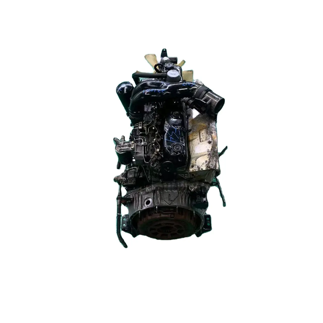 Original importado 6 cilindros de inyección directa 6D17 motor diesel de segunda mano 12 válvulas, utilizado para camiones, camiones de volteo