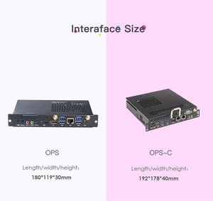 Tamaño estándar europeo DDR4 pantalla 4K OPS mini pc Intel I3/i5/i7 IFP interactivo mini pc Win 11 - Product Image 6