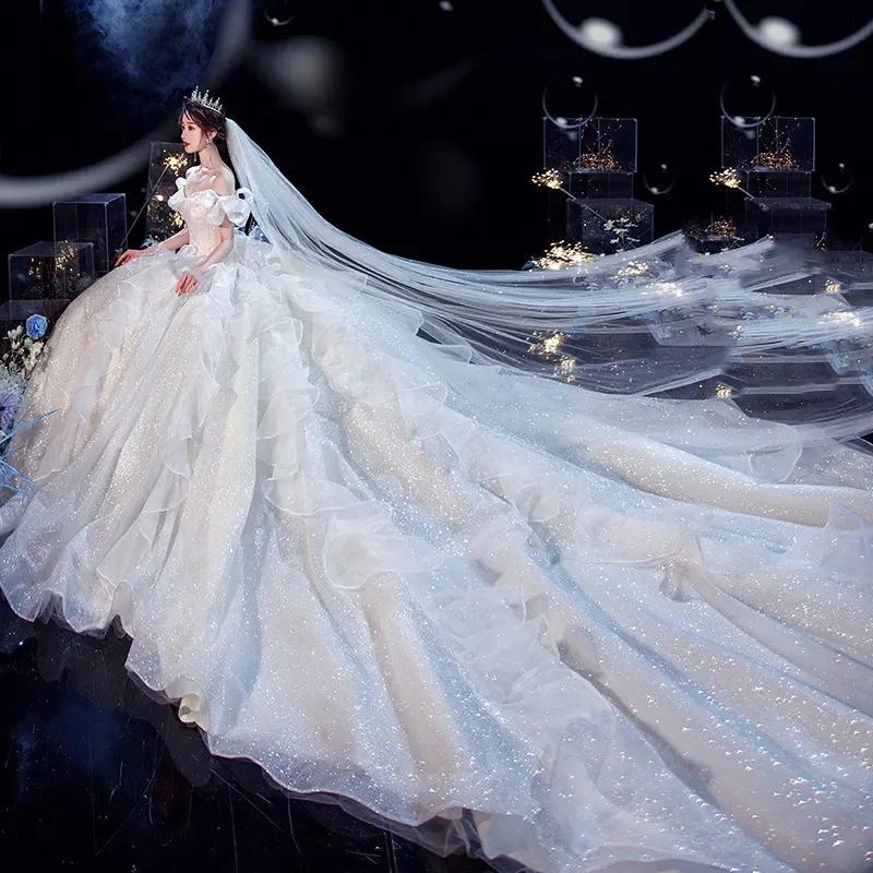 Moda abito da sposa abito da sposa top tasso di stile di abito da sposa mermaid abiti da sposa per le donne