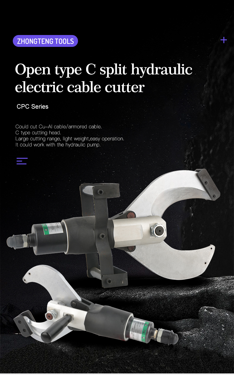 CPC-120C 12 Ton High Quality Split-unit Manual Hydraulic Cable Cutter