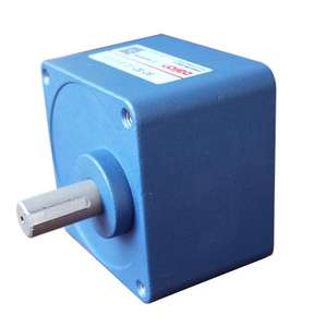Daiion 110/220V Eenfasige Haakse Wisselstroommotor 180W 1300 Rpm Op Flens Gemonteerd 80Mm Frame 50/60Hz Ip54/Ip55 Blauw Ie1 - Product Image 2