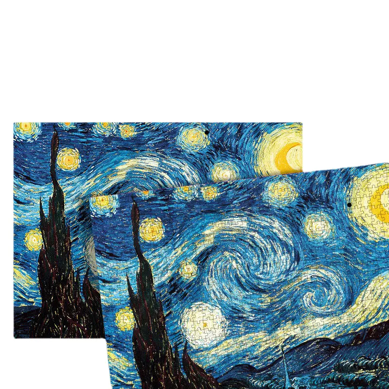 Van Gogh Puzzle per adulti 14 anni e sopra con cornice gif giocattoli per puzzle 150 pezzi di pittura di fama mondiale