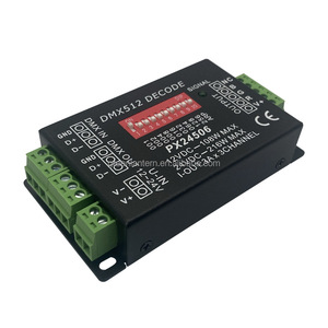 Nuovo Controller Decoder DMX512 RGB modulo LED colorato Stage Light DMX Sub-control Driver PX24506 DC12-24V - Product Image 3