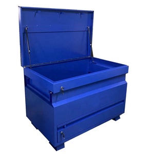 新型48x30x35英寸钢制工地工具箱，带抽屉定制尺寸铁卡车工具箱，用于建筑工地防水保护 - Product Image 1