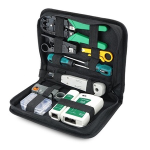 Kit di strumenti di manutenzione per la riparazione di cavi di rete 11 in 1 Kit di crimpatura per cavi Ethernet portatile con uno strumento di crimpatura Ethernet - Product Image 6