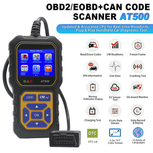 OBD2 AT500 12V Full <strong>System</strong> Scanner <strong>Code</strong> Reader Tool Blue for Vehicle Diagnostics - Product Image 2