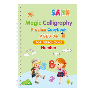 La calligrafia pratica la calligrafia con intaglio a penna dura personalizzata per bambini pratica il libro di scrittura magica degli studenti - Product Image 3
