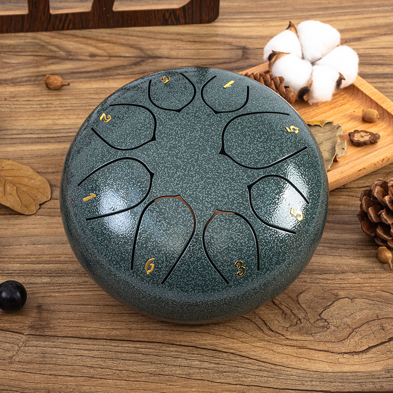 6 inch 8 tone (five tone scale) sapphire porcelain