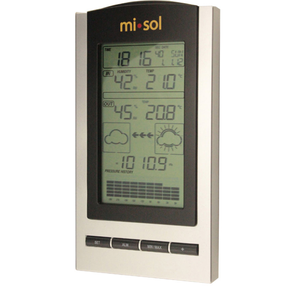 Estación Meteorológica Inalámbrica inalámbrico termómetro al aire libre de temperatura y humedad sensor pantalla LCD barómetro - Product Image 2