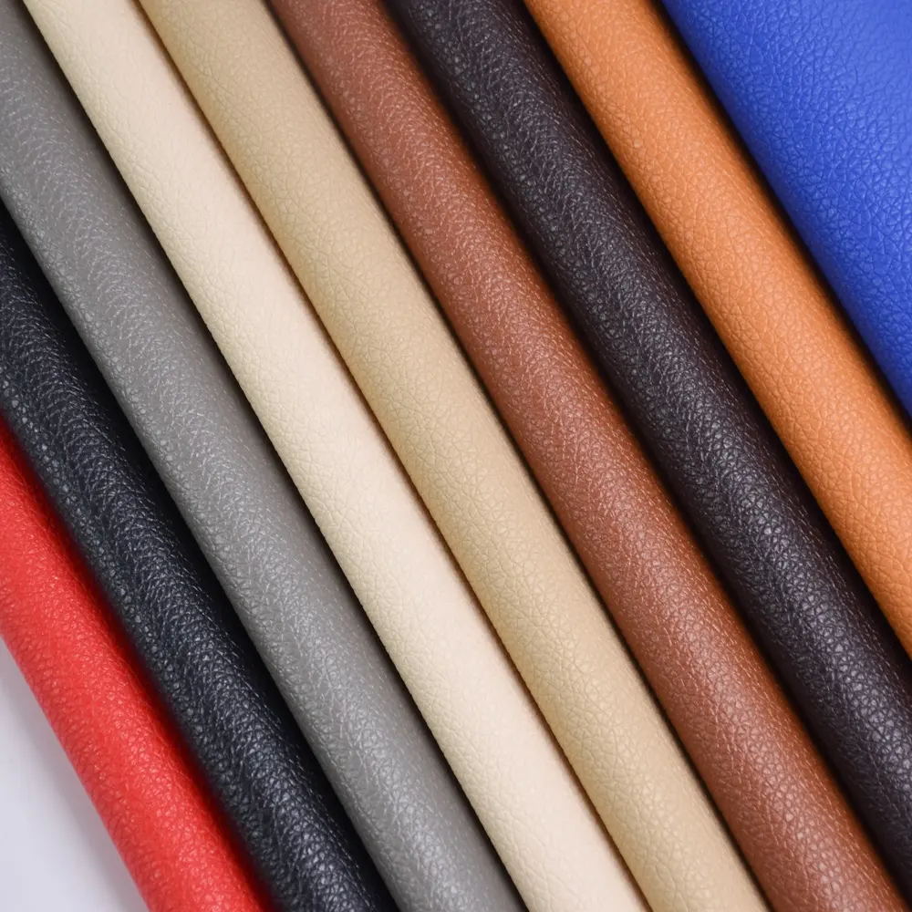 wholesale Cheap Faux pvc leather fabrics furniture vinyl leather roll for upholstery sofa dining chair car seat cushion