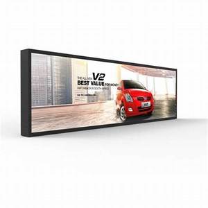מפעל 92 אינץ 'נמתח בר 3840 תצוגת lcd (rgb) * 1585, 2200 מ "מ * 932 מ" מ * 70mm שילוט דיגיטלי תצוגה