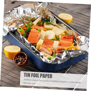 Nhôm lá cuộn tấm cấp thực phẩm dùng một lần để nướng giấy da thay thế không dính chịu nhiệt - Product Image 2