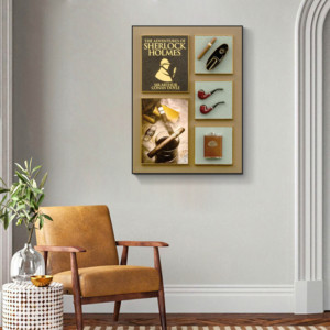 السيجار المادي ، وأواني النبيذ ، والأنابيب اللوحة الزخرفية حار بيع التصاميم الحديثة المخصصة شنقا لوحات الفن التجريدي الجدار - Product Image 2