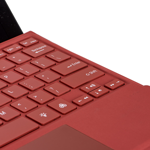 微软Surface Pro 3-7发光二极管背光批发高红色无线分裂键盘，带7色触摸板，适用于视窗11 - Product Image 6