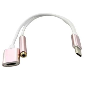 适用于iPhone X 8 Plus iOS的c型至3.5毫米Aux音频适配器扬声器立体声充电 + 音乐转换器 - Product Image 1