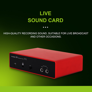 Tarjeta de sonido de estudio, tarjeta de grabación, interfaz de Audio USB, PC, tarjetas de sonido profesionales - Product Image 3