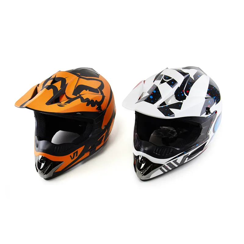 Casque de moto tout-terrain Casque intégral Moto Motocross Casques imperméables accessoires