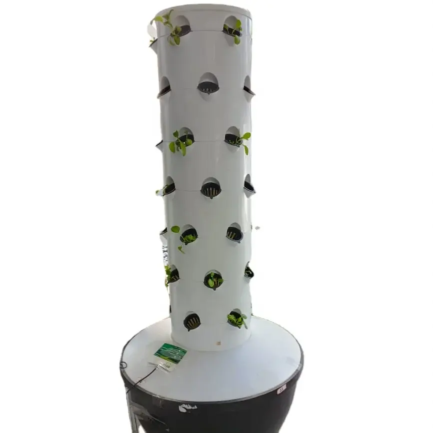 Lyine 2024 trồng mới hệ thống aeroponic Vertical 6ptower hệ thống cho nhà kính vườn xây dựng trong nhà trang trại vườn dự án