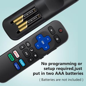 TCL Roku/Hisense Roku/Onn用Roku TVに互換性のある交換用リモコン (Rokuスティックボックスおよびプレーヤー用ではありません) - Product Image 5