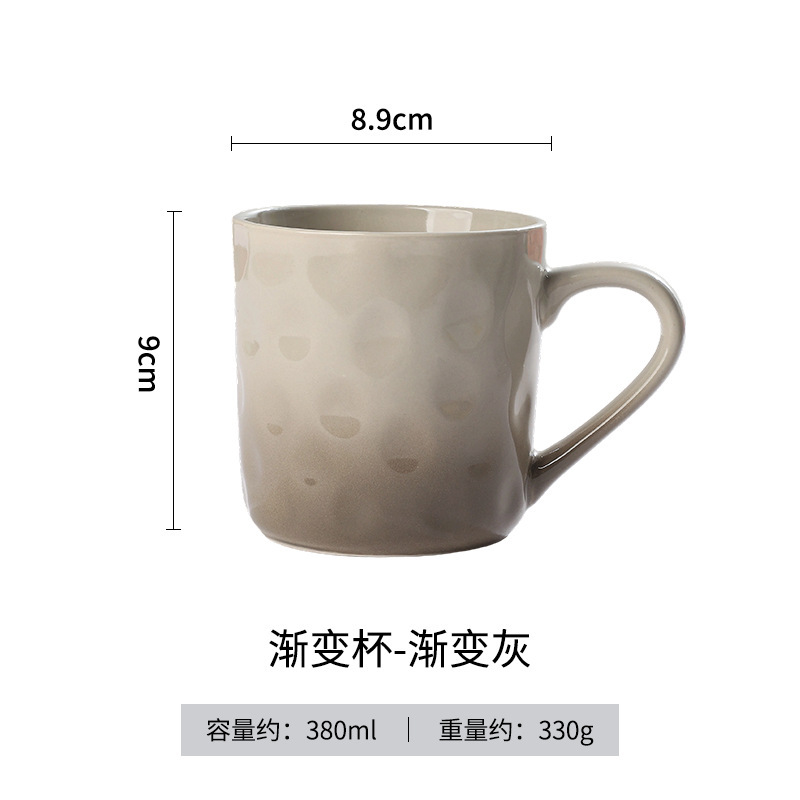 Gradient gray - brown box packaging