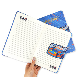 Bloc de notas de diario A5 de tablero Duro Personalizado de MOQ bajo cuaderno de cubierta de PU de esquina redonda con correa de bloqueo magnético abierta - Product Image 3