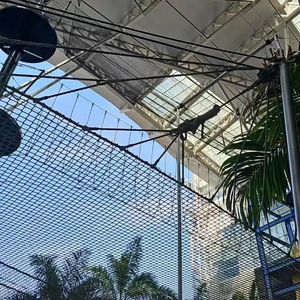 Chất lượng cao nhiệm vụ nặng nề Polyester Mùa Thu bắt giữ an toàn knottless <span class=keywords><strong>net</strong></span> với 300kg Công suất cho chiều cao cao làm việc trong khu nghỉ mát khách sạn - Product Image 2