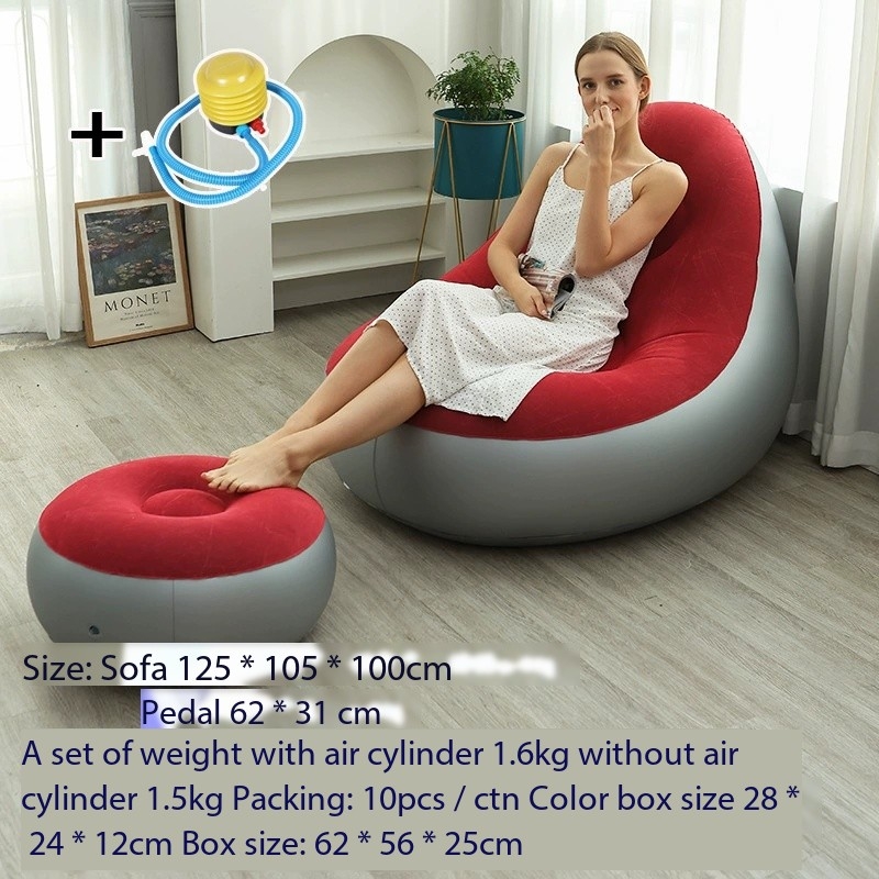 Nouveau rouge + pompe à pied