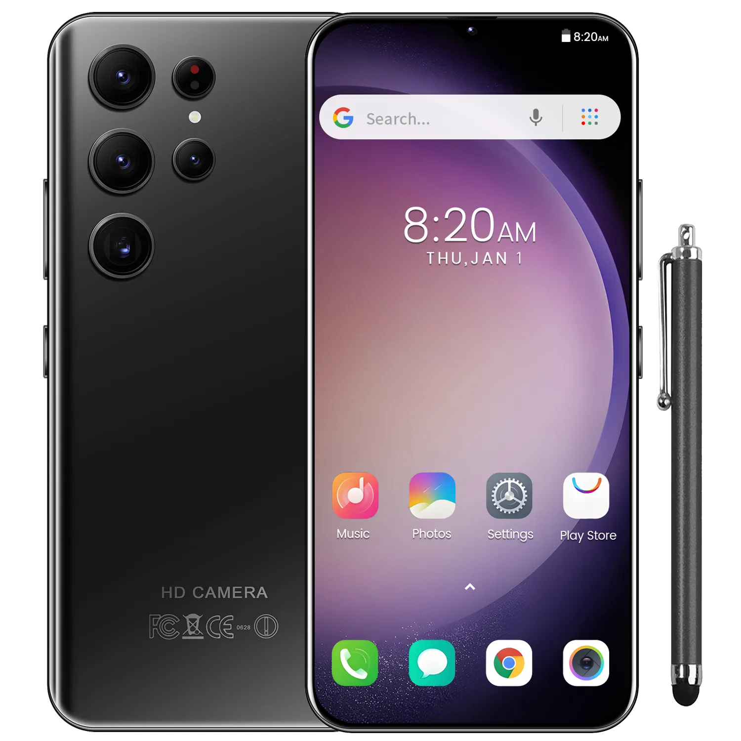 Tout nouveau Smartphone S23 Ultra d'origine 7.3 pouces HD plein écran Face ID 16 Go + 512 Go Version mondiale 4G 5G téléphone portable téléphones mobiles