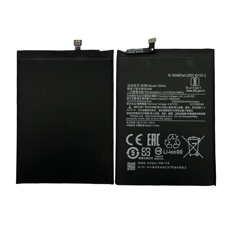 pour Xiaomi BN54-Note 9