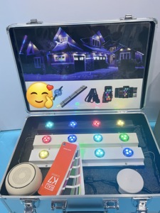 Misrabbit 12V 24V 48V Mini Loa LED biểu đồ tùy chỉnh pin mẫu hộp/Wi-Fi ứng dụng thông minh điều khiển IP68 giáng sinh - Product Image 4