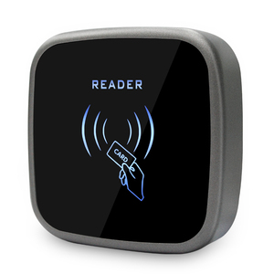 EM + MF双频125KHz 13.56MHz RFID/NFC读卡器Wiegand输出ABS材料兼容多门门禁控制面板 - Product Image 1