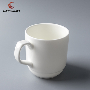 Customizable China Ceramic Mug <strong>Set</strong> With <strong>Handle</strong> 400ml Capacity Porcelain Tea <strong>Cups</strong> and Lids Reusable With Custom Logo - Product Image 5